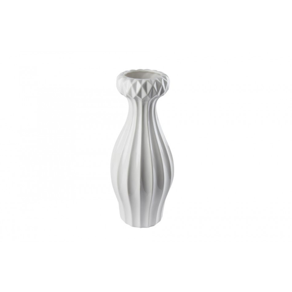 Vase  Fereza, white, 13.7x33.3cm