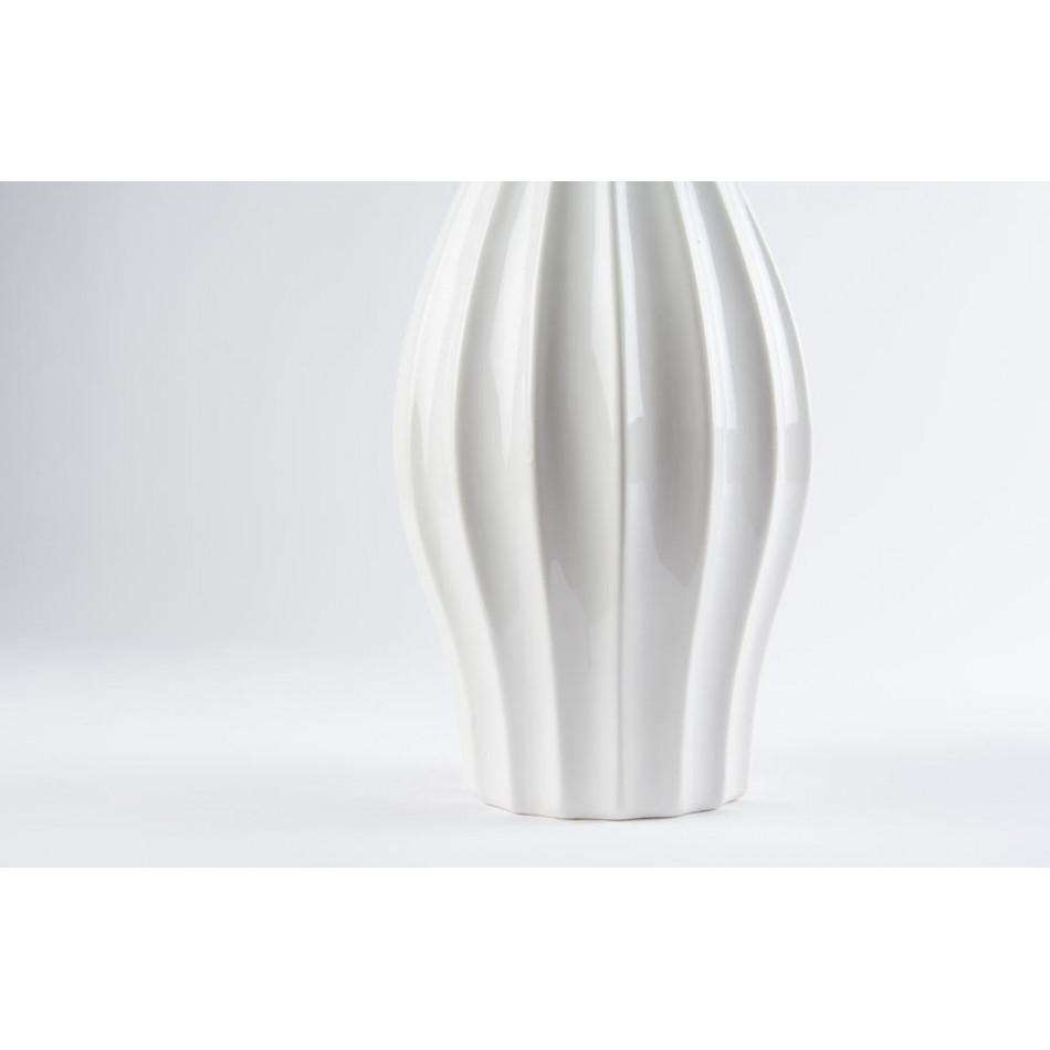 Vase  Fereza, white, 13.7x33.3cm