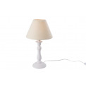 Table lamp Marsel, linen shade, E14 40W, H38cm D21.5cm