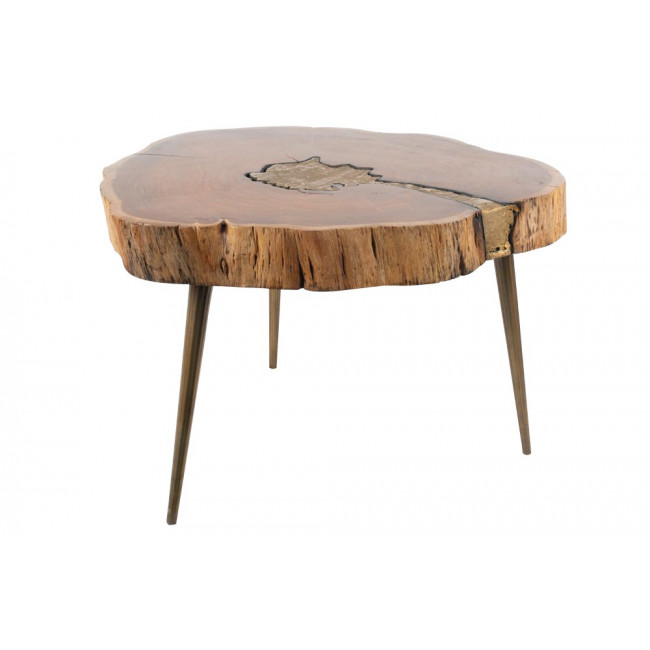 Coffee table Ashley, wooden top, 61x71x43cm