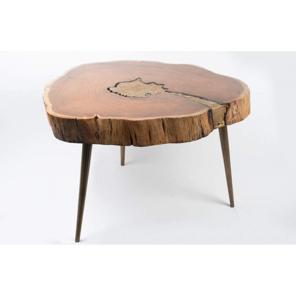 Coffee table Ashley, wooden top, 61x71x43cm