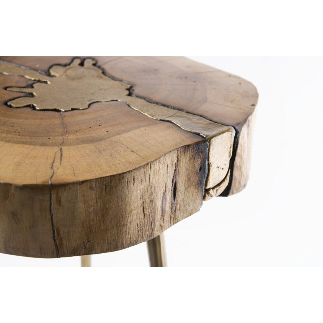 Side table Ashley, wood, 28x36x36cm