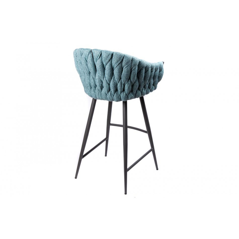 Барный стул Oerebro, сине-зеленый, 60x50x103см, высота сиденья 75см