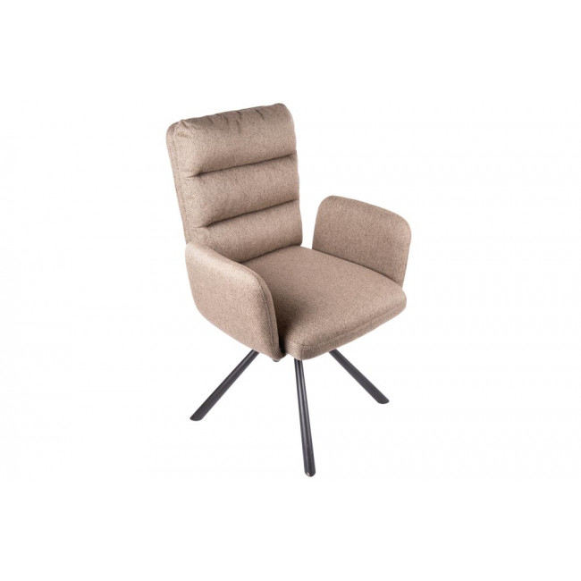 Kресло Daloa, 360 поворотный, коричневый, 67x62x91,5см, высота сиденья 48см