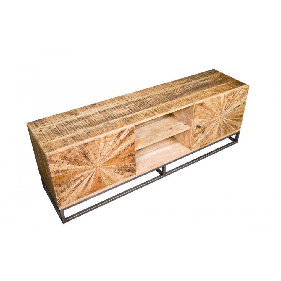 TV board Sole, Mango wood, 145x36x50cm