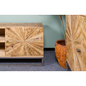 TV board Sole, Mango wood, 145x36x50cm
