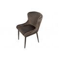 Oбеденный стул Marinna, темно коричневый, бархат, 82x50x44cm, высота сиденья 46cm