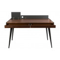 Desk Dolce, walnut, 123x72x75cm