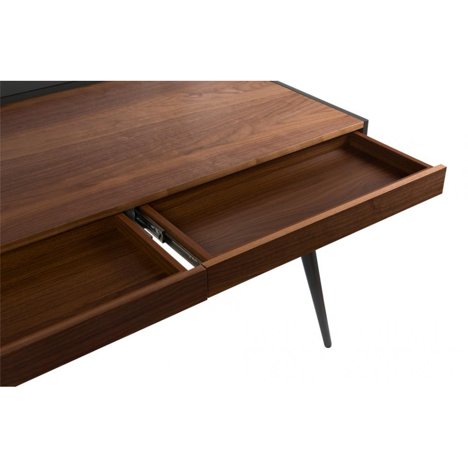 Desk Dolce, walnut, 123x72x75cm
