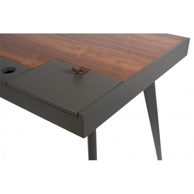 Desk Dolce, walnut, 123x72x75cm