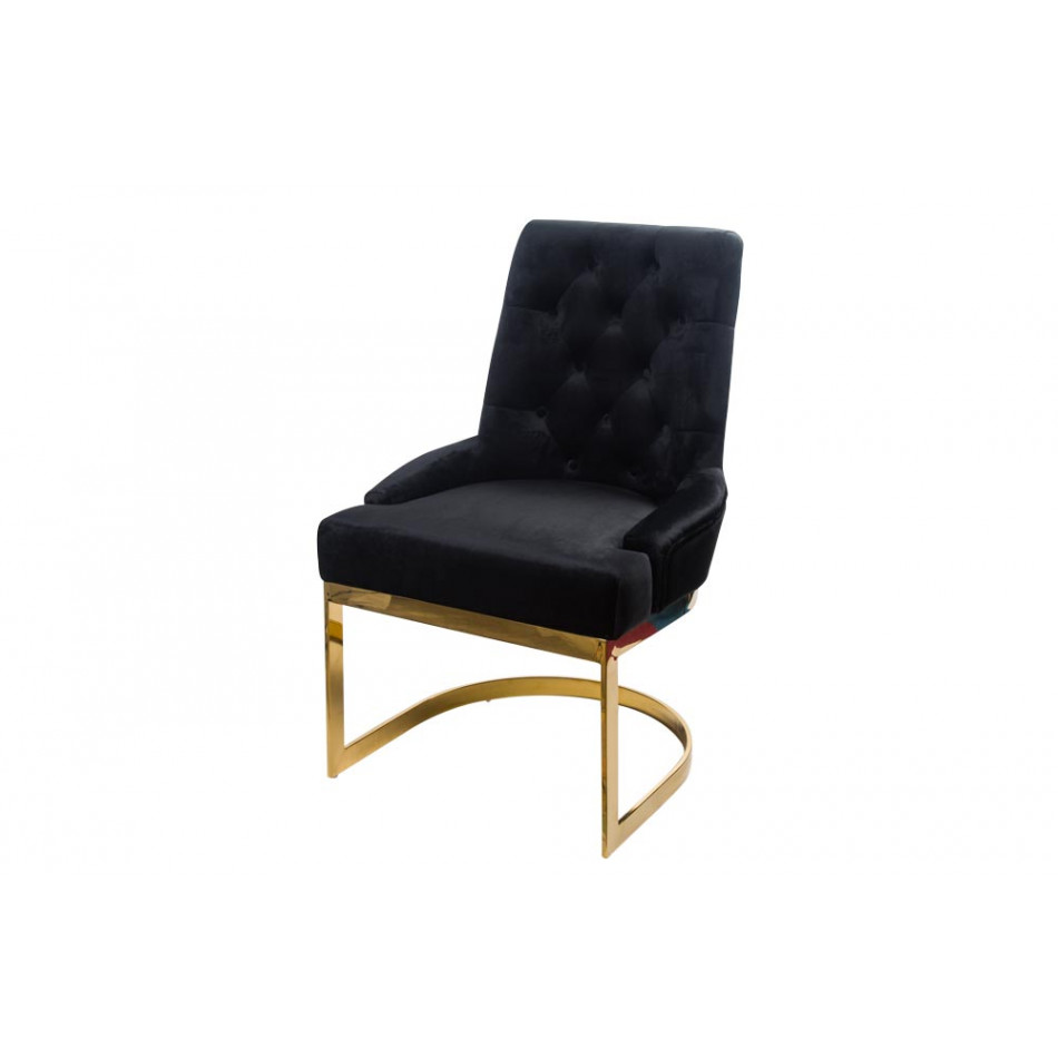 Обеденный стул Aringo, черный, H93x59x56см, высота сиденья 48 см