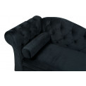 Кресло для отдыха Chesterfield L, черный, 164x70x83cm, высота сиденья 42см