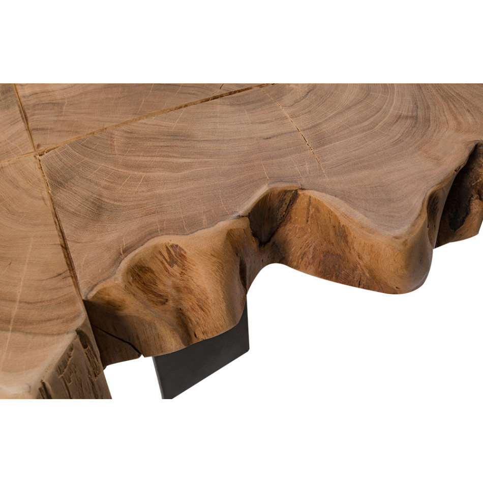Coffee table Selva, acacia wood, 87x83x33cm