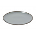 Dinner plate Saint Laurent, grey colour, D27cm