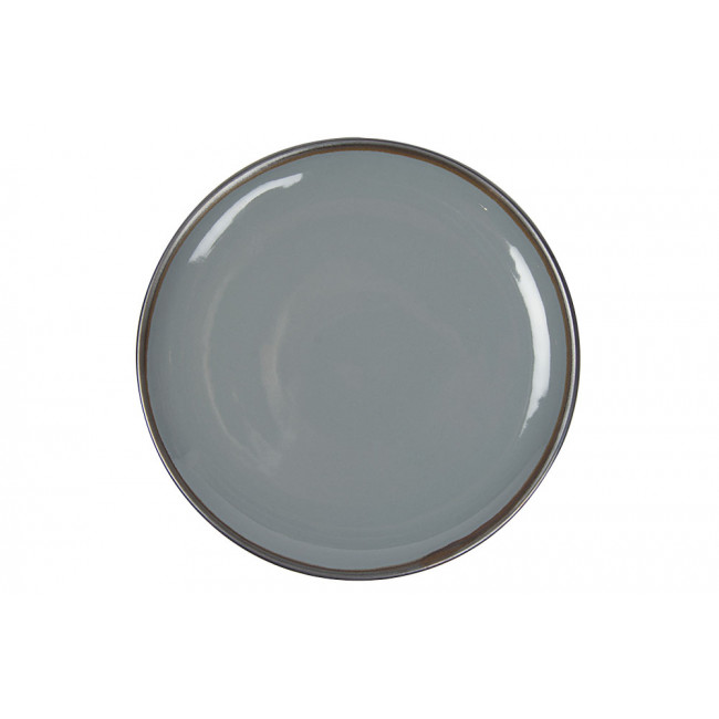 Dinner plate Saint Laurent, grey colour, D27cm