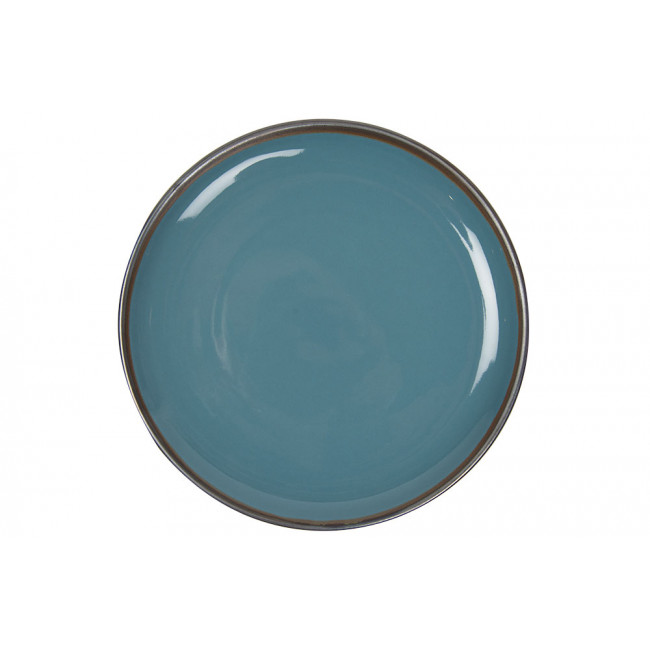 Dinner plate Saint Laurent, blue colour, D27cm