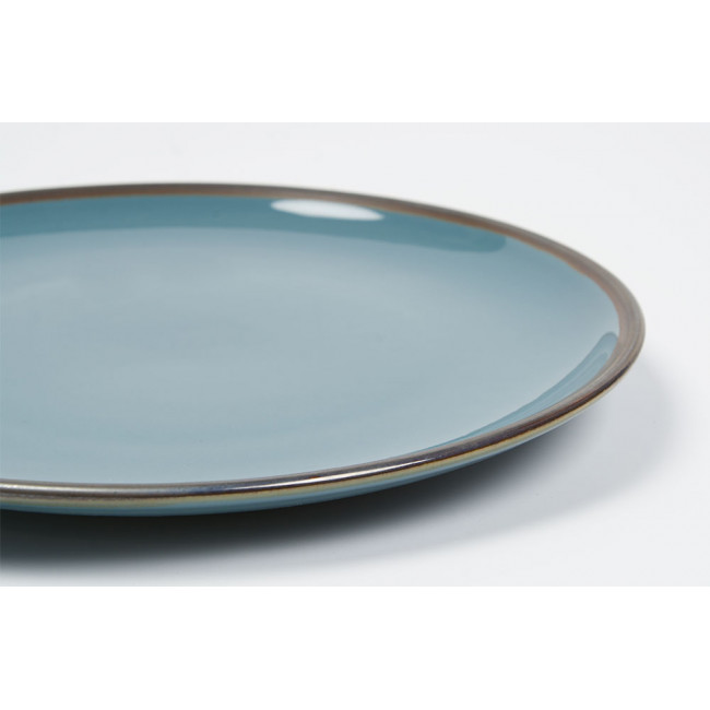 Dinner plate Saint Laurent, blue colour, D27cm