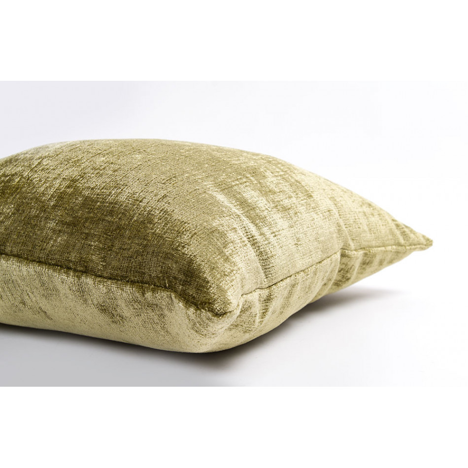 Decorative pillowcase Profuse 81, olive green colour, 45x45cm
