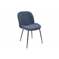Dining chair Troja, blue-grey colour, 58x46x88cm, seat height 47cm