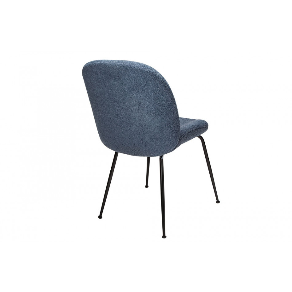 Обеденный стул Troja, серо-голубой цвет, 58x46x88cm, высота сиденья 47cm