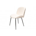 Обеденный стул Troja, кремовый цвет, 58x46x88cm, высота сиденья 47cm