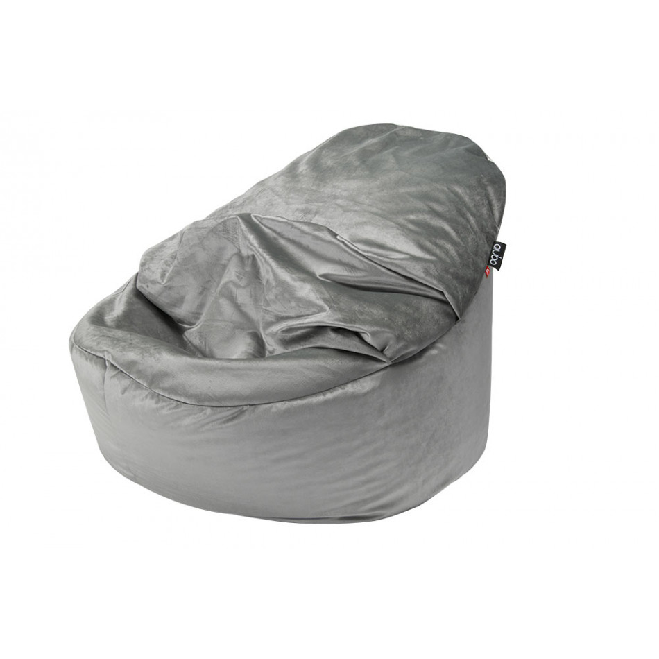 Bean Bag Cuddly 80, grey colour, D80xH60cm, seat  height 45cm