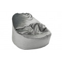 Bean Bag Cuddly 80, grey colour, D80xH60cm, seat  height 45cm
