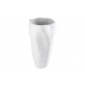 Vase Organic, ceramic, white, H50, D25cm