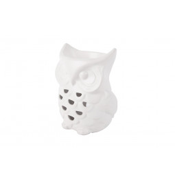 Fragrance burner Owl, porcelain, 11x9x15cm