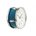 Wall clock Drum Blue, d34cm
