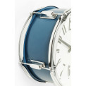 Wall clock Drum Blue, d34cm