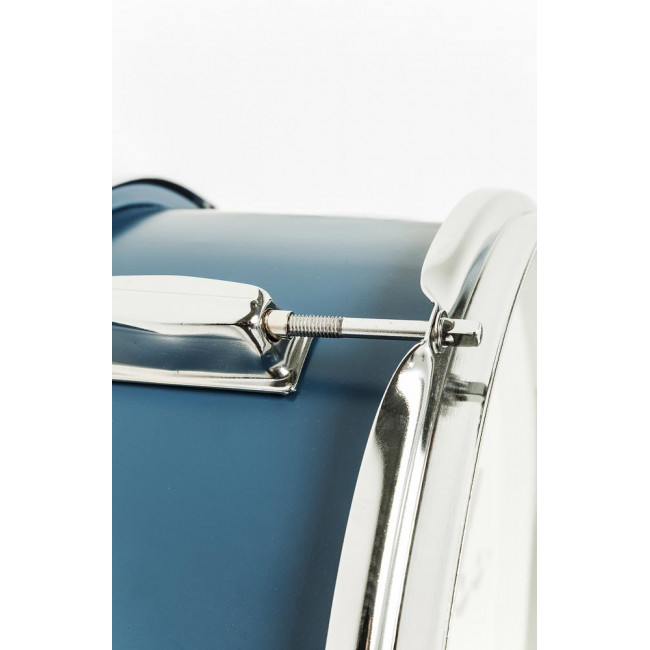 Wall clock Drum Blue, d34cm