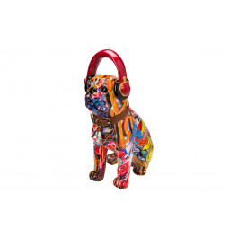 Decorative figure Dog pop art, 30x18x13cm