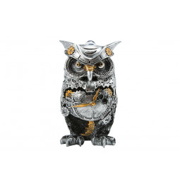 Decorative figure Steampunk Owl, 12x12.5x21cm