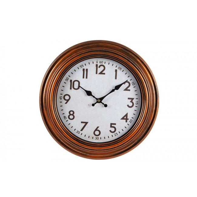 Wall clock, bronze color, D40,5x5cm