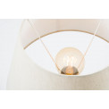 Floor lamp Luminaire, wood/silver colour, D45x145cm