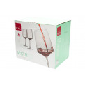 Red Wine glass Vista, H23cm D8.8cm, 520ml