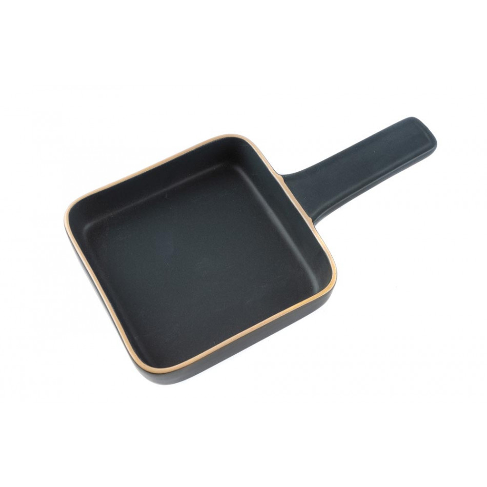 Блюдо для выпечки Paddle OTT, 25x14.5x5cm, чёрное