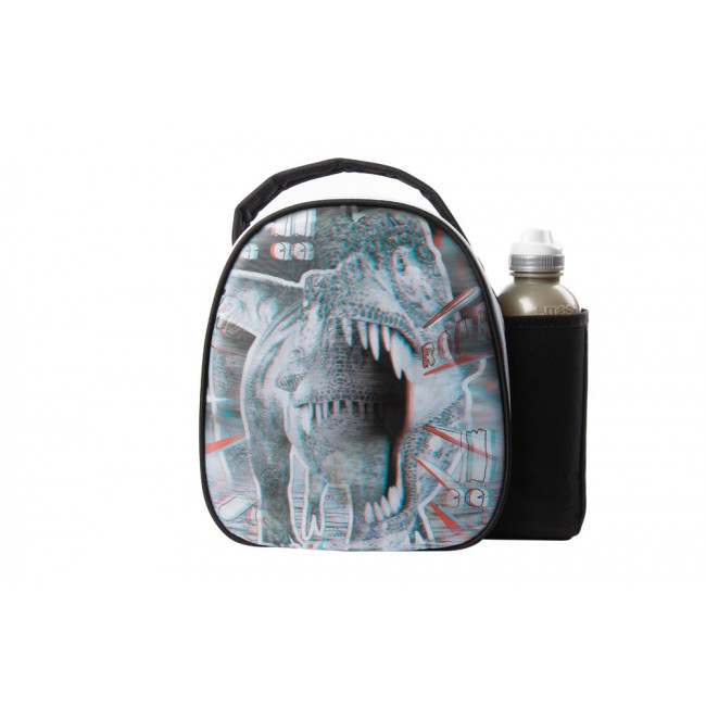 Bag with watter bottle Dinoshok, 500ml, H-25x27x9cm