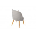 Kids chair Catys, grey, 49x48x53cm, seat height 35cm