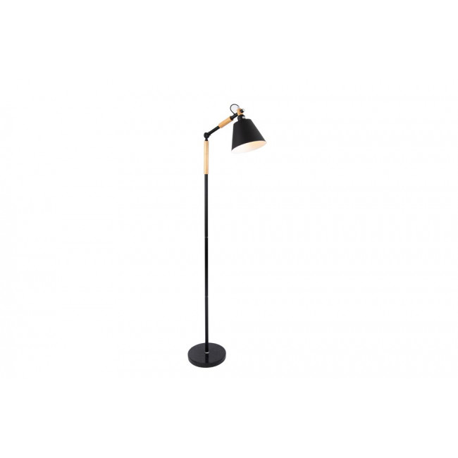 Floor lamp Sonore, black, H165x40cm, E27 60W