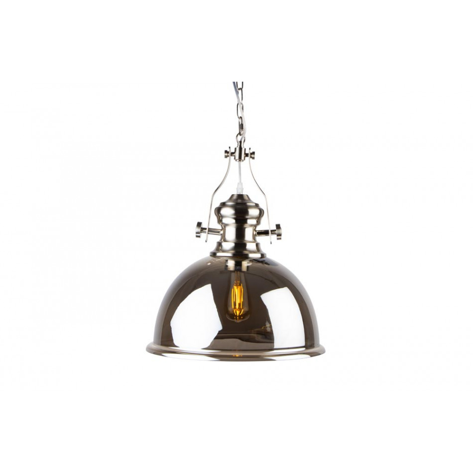 Pendant lamp Raiders Nickel, H-57-152cm, D-39cm, E27 60W