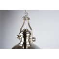 Pendant lamp Raiders Nickel, H-57-152cm, D-39cm, E27 60W