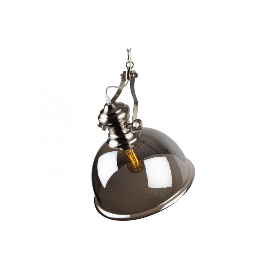 Pendant lamp Raiders Nickel, H-57-152cm, D-39cm, E27 60W