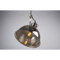 Pendant lamp Raiders Nickel, H-57-152cm, D-39cm, E27 60W