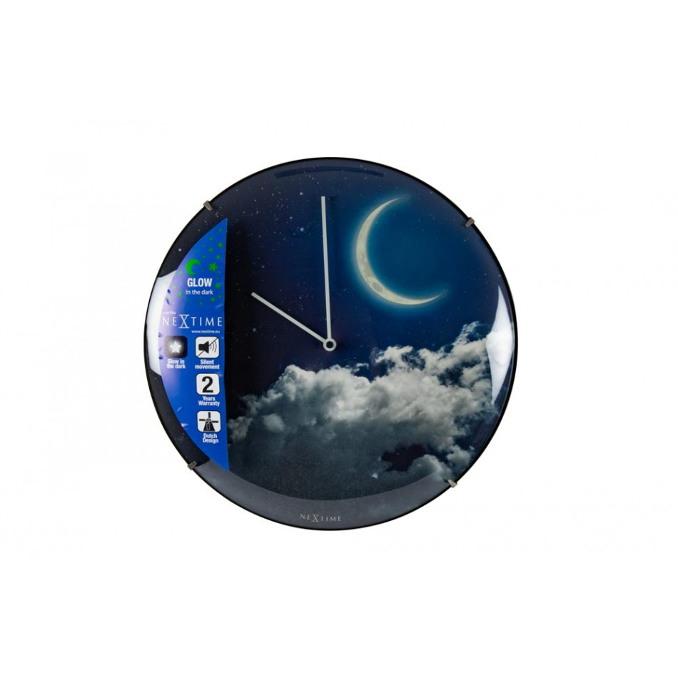 Настенные часы New Moon Dome, D35cm