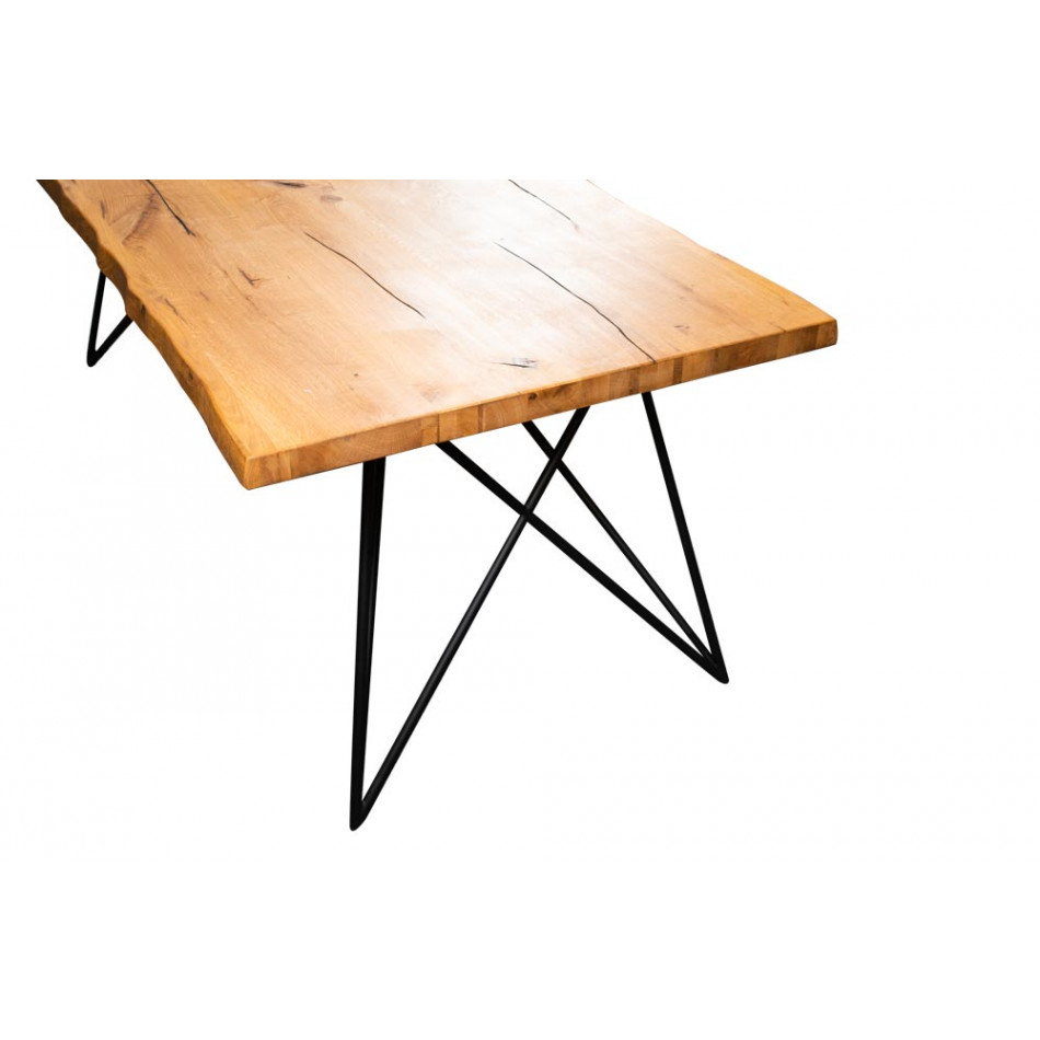Dining table Travo, oak hardwood, 200x98cm h 76cm