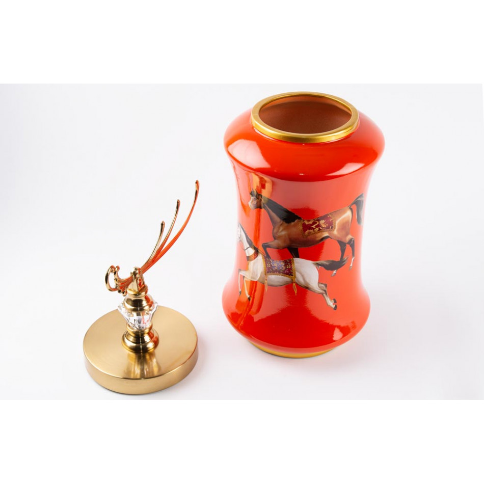 Decorative Jar Tana, ceramic, 50cm, D20cm