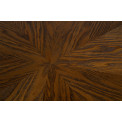 Dining table Torino, walnut wood veneer, D100xH76cm