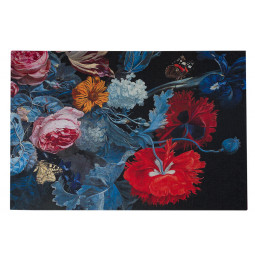 Carpet Flower2 Primera Black-Blue, 155x230cm 
